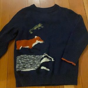 Kids Mini Boden animal sweater
